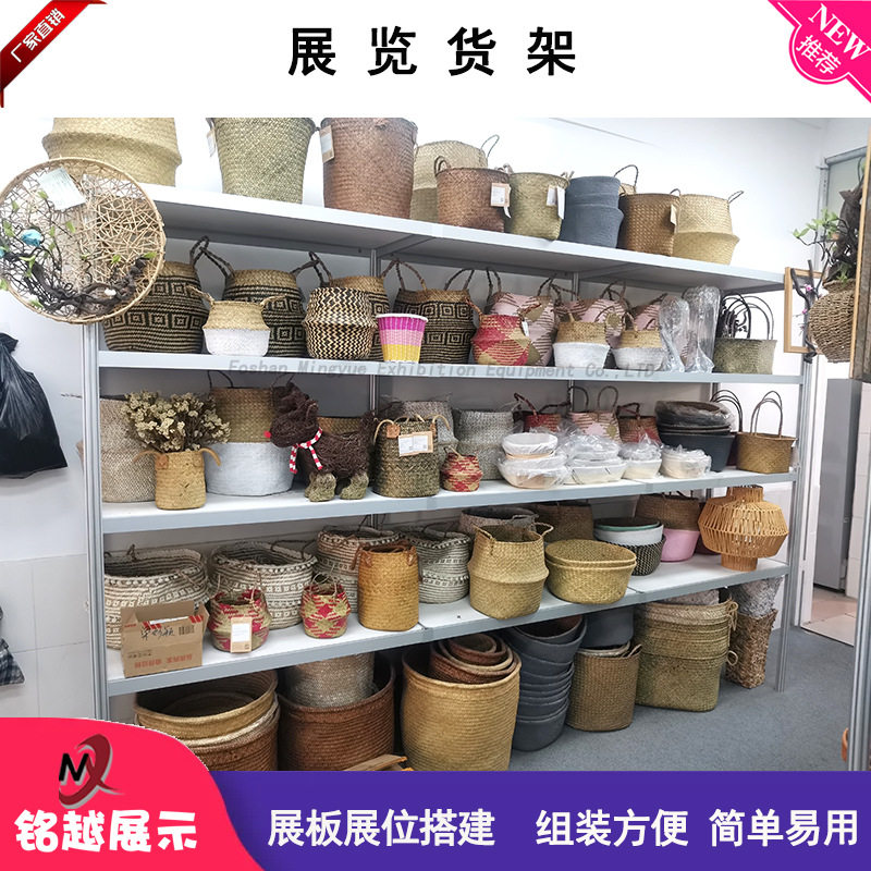 铝合金花架楼梯展柜三层烘焙陈列展示柜花店多肉植物台阶展示货架