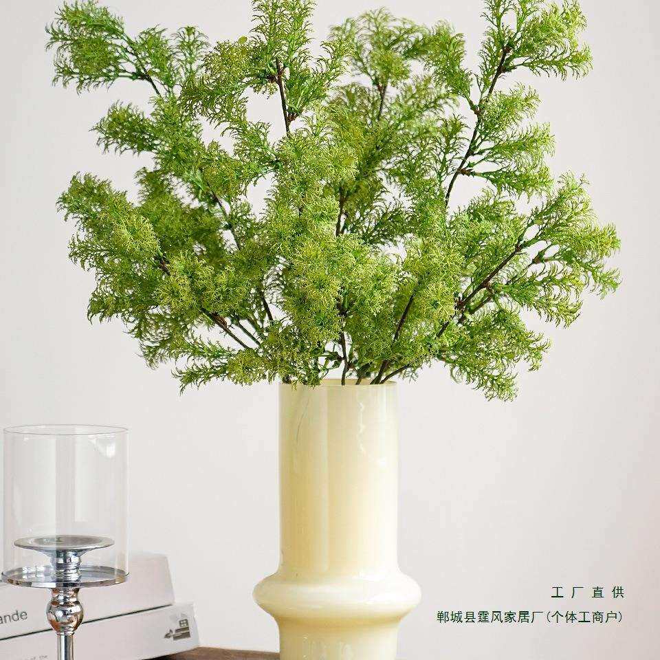 蓬莱雾凇植物家居客厅假花花摆设感绿植装饰摆件