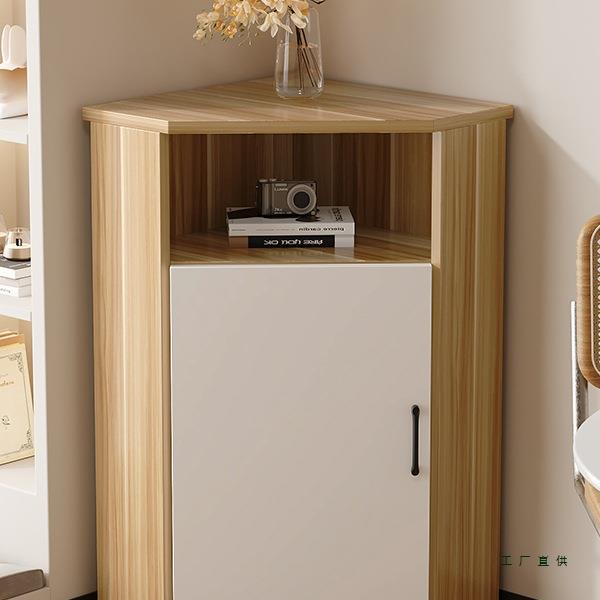 转角柜墙角柜靠墙客厅储物餐边柜收纳柜卧室床头斗柜三角形拐角柜