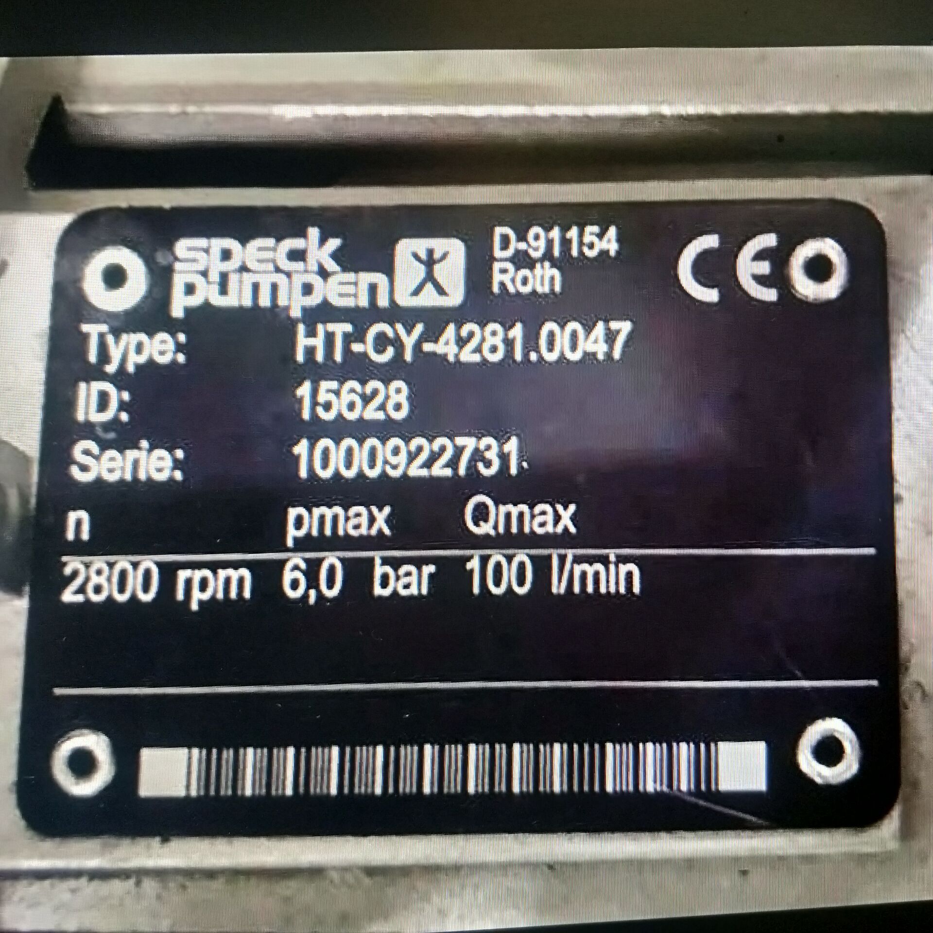 高温热水泵ht-cy-4281.0047