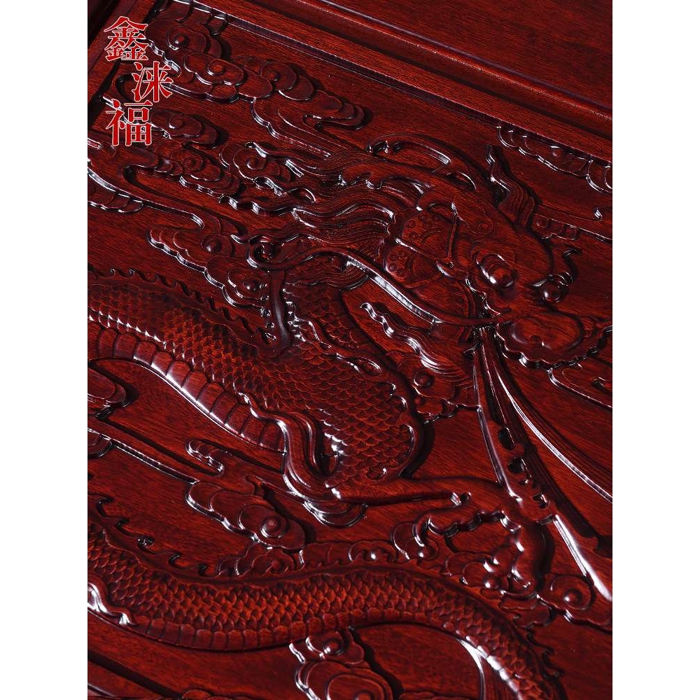 xyt龙凤喜香樟木箱子整板婚嫁箱陪嫁全樟木字画箱木箱储物箱实木