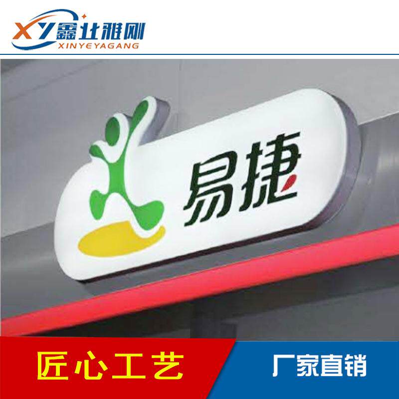 中石化加油站快捷易捷灯箱便利店门头超市门头易捷快捷灯箱