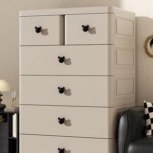 加厚抽屉式收纳柜宝宝衣柜家用多层五斗柜子婴儿童置物储物整理箱