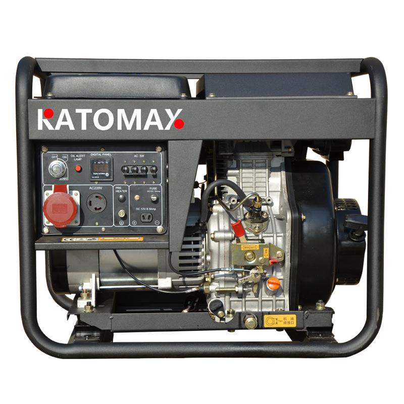 泰普特柴油发电机7kw家用小型7千瓦380V三相发电机组