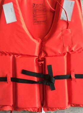 JHY新标准加大加厚船用工作救生衣大浮力卡扣背心渔检工作马夹