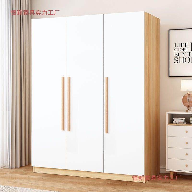 衣柜家用卧室出租房用经济型实木质儿童衣橱工厂直销简易组装柜子