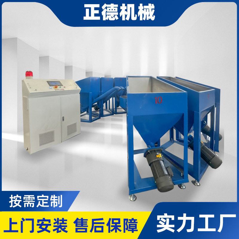 全自动配料称重系统正德PVC全自动小料配方机
