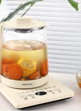 珩度HEADOL润养简煮多功能养生壶1.5LHD-B06304不锈钢发热盘