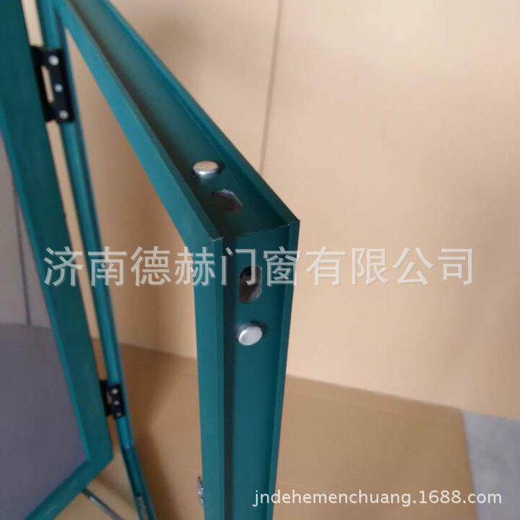 山东夏季防蚊虫通风纱窗平开式纱窗加工防盗窗高透金钢网