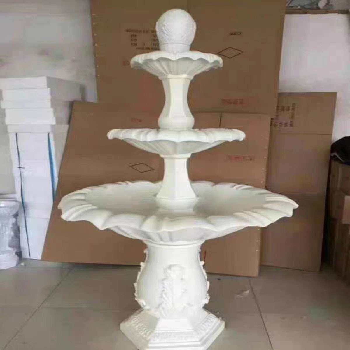 2米树脂瘦喷泉 树脂喷泉 婚礼喷泉 欧式喷泉 wedding spring
