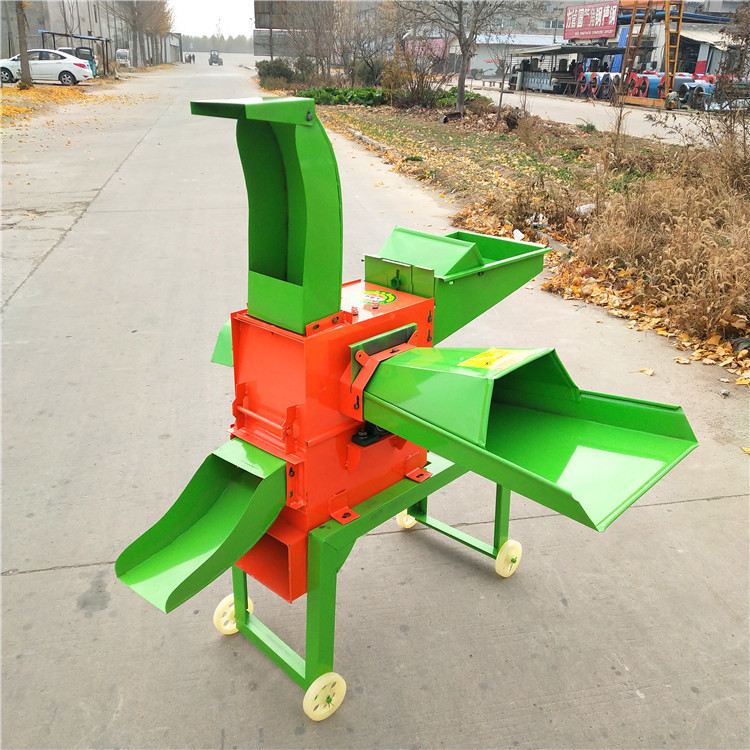 家用秸秆揉丝铡草机 小型干湿两铡草机 大产量电动铡草机图片