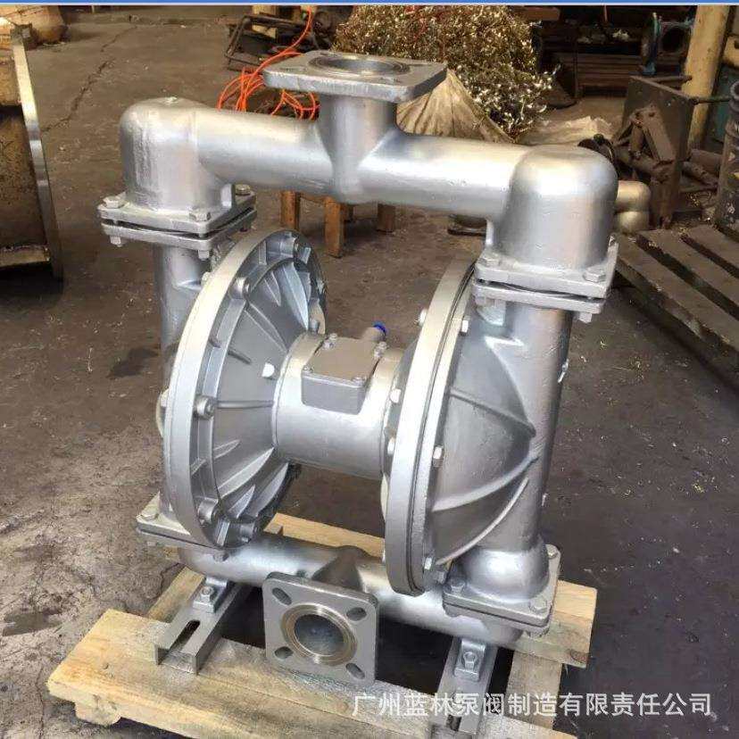 QBY-50不锈钢气动隔膜泵耐酸碱304自吸气动隔膜泵