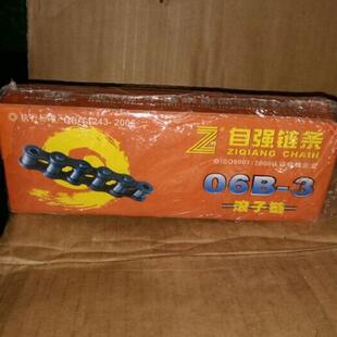 东华链条厂自强牌短节距标准链条06B-3*160L三分三排滚子链条