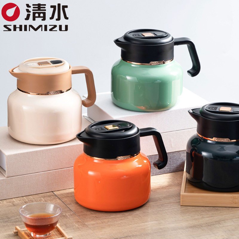 清水保温壶家用焖茶壶316不锈钢老白茶闷泡专用泡茶壶茶水养生壶