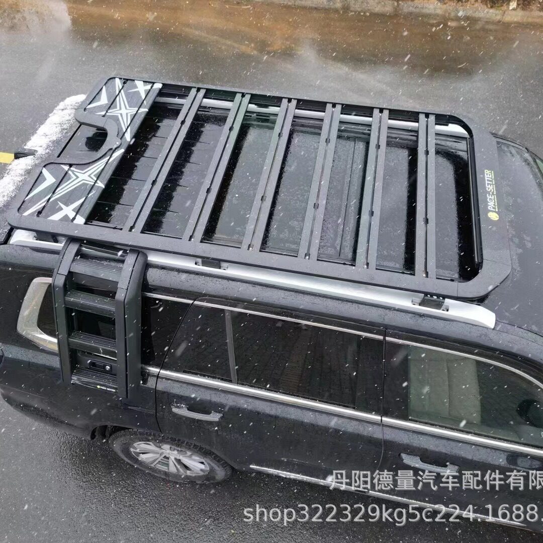 适用于北汽BJ60行李架 车顶行李框 侧边爬梯 侧书包 BJ60车顶平台