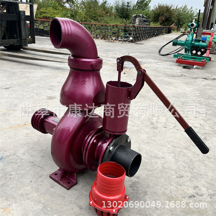移动式拖车抽水泵 建筑防汛排涝泵4寸6寸8寸柴油拖车泵工地排水泵