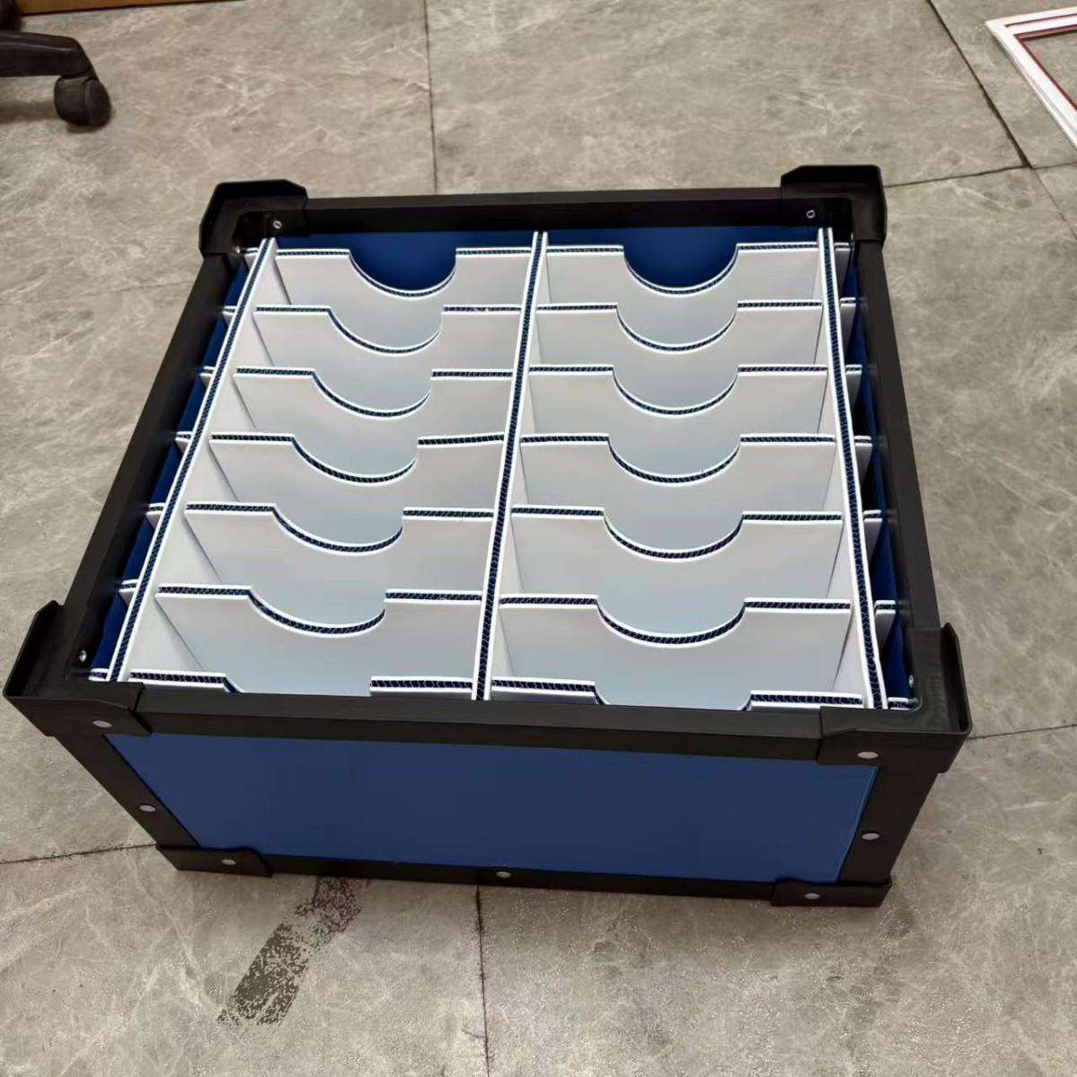 周转盒防静电周转盒周转箱兼容166/182/210光伏电池片周转箱