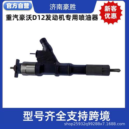 重汽豪沃D12发动机专用电喷喷油器总成VG1246080051