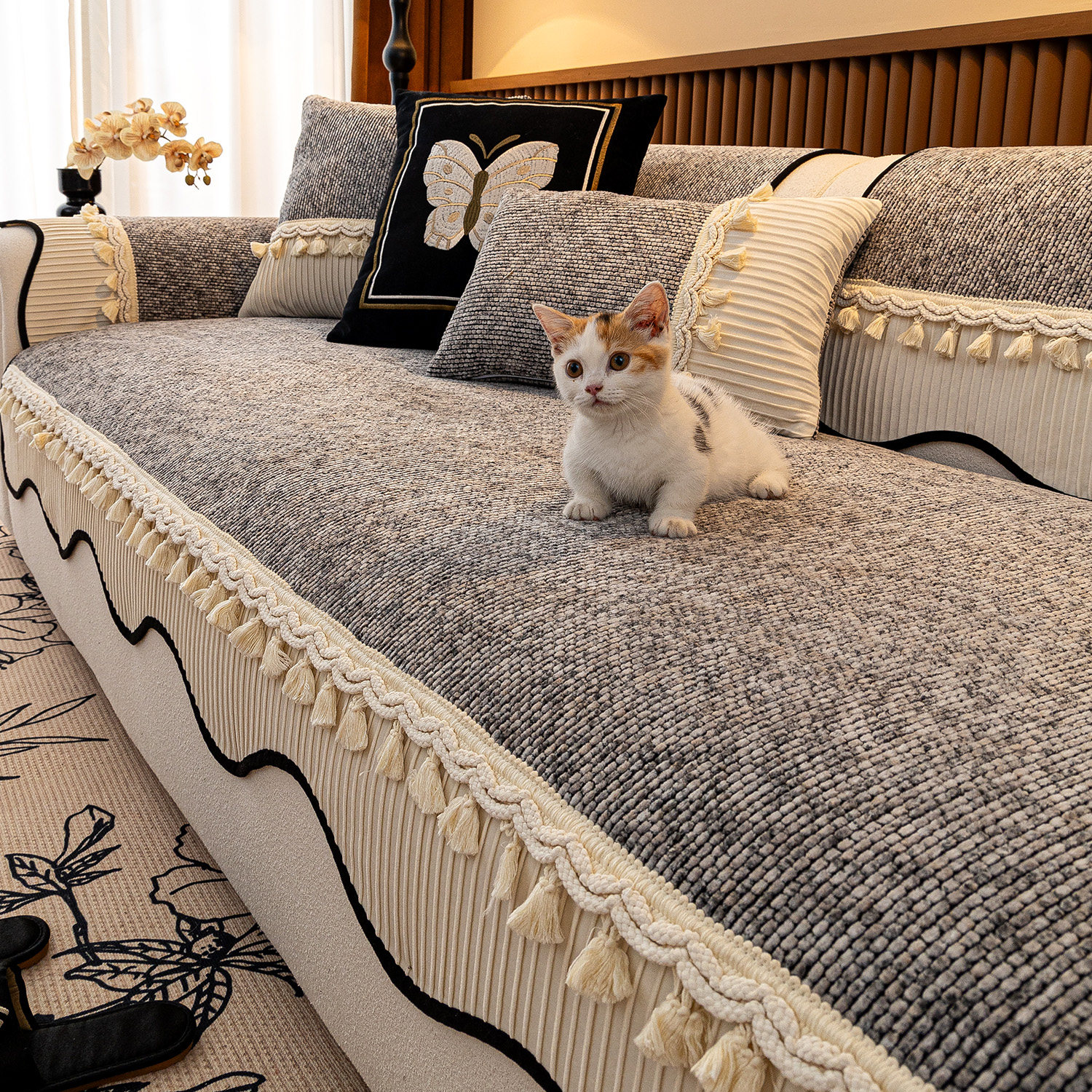 四季通用沙发垫2026新款固定防滑异形高级直排皮沙发坐垫套罩盖布,居家布艺,沙发垫,淘宝优惠券,粉丝福利购,淘宝优惠卷