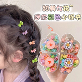 彩色发夹不伤发学生发卡女生胎毛夹纯色抓夹夹子可爱超萌头饰发饰