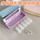 无需拧盖多格隐形眼镜收纳盒便携ins日月抛美瞳伴侣盒多副带镜子