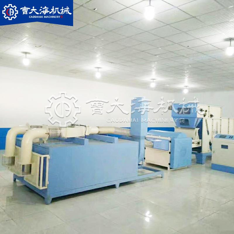 青岛靠垫坐垫等PP棉负压单箱装袋机纺织化纤机械双箱PP棉装袋机