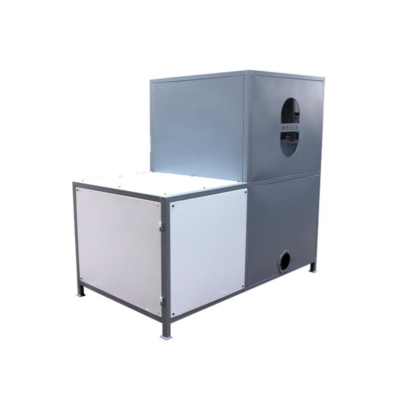 新型螺旋卧式罐装海绵颗粒打包机