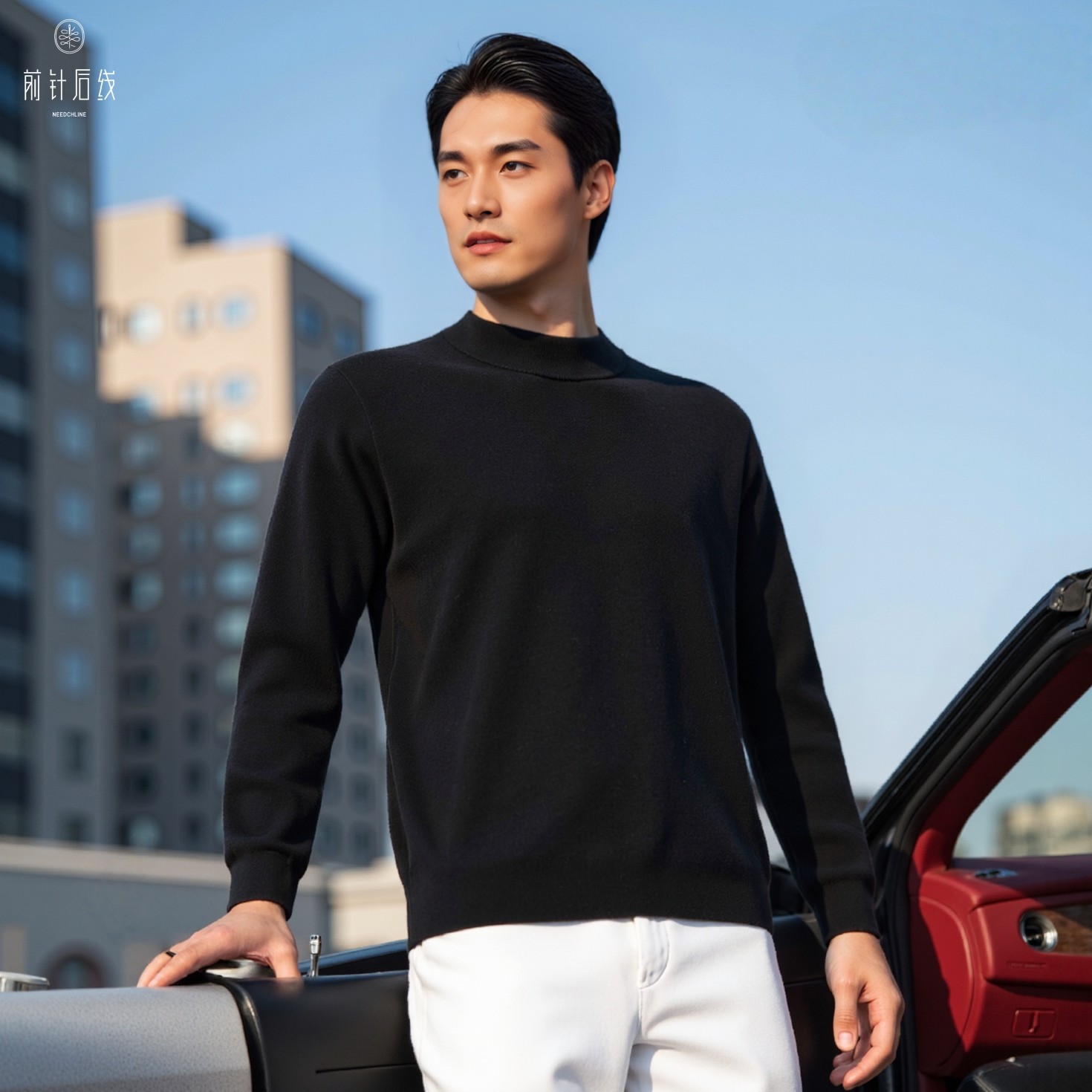 100%纯羊绒男士精纺半高领厚款羊绒衫品质男装保暖纯色商务内搭,男装,羊绒套衫,淘宝优惠券,粉丝福利购,淘宝优惠卷