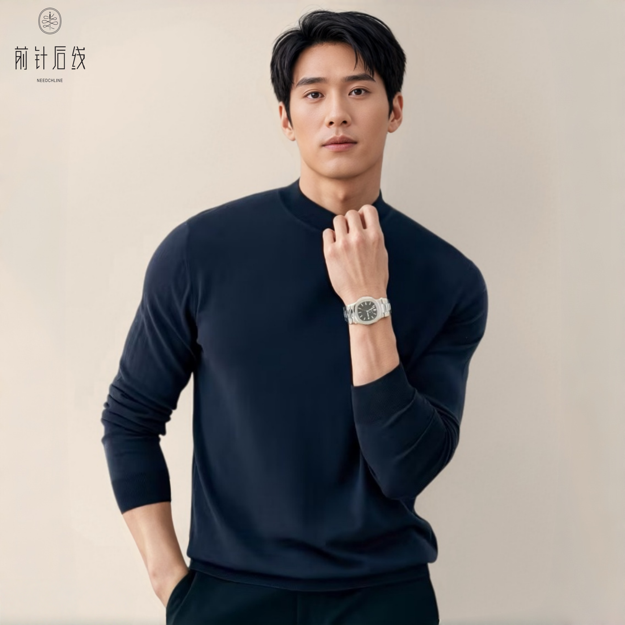 男士羊绒衫100%纯羊绒