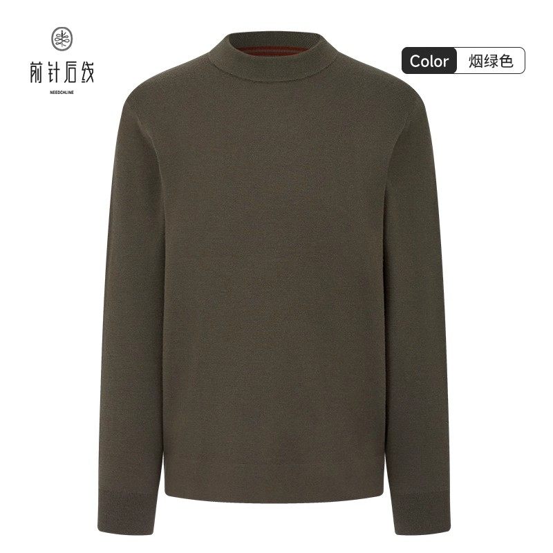 纯羊绒男士秋冬厚款可机洗