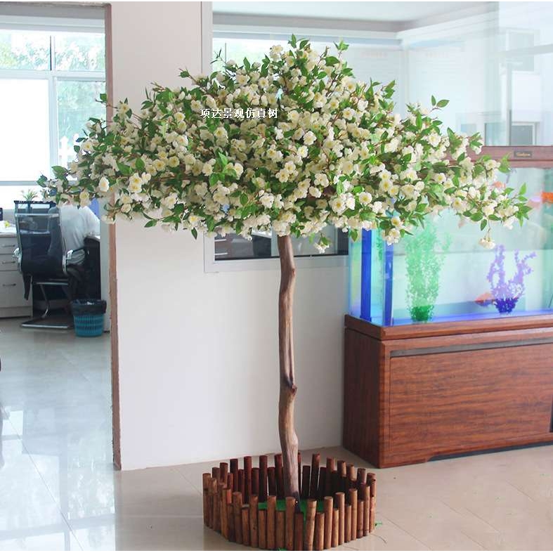 仿真海棠花树西府海棠仿真树酒店婚庆装饰道具花树仿真福禄桐假树