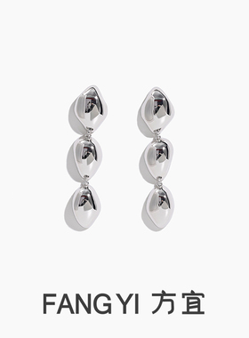 方宜FANG YI雨滴 灵动清冷感优雅气质耳饰 FY011
