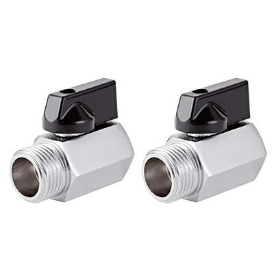 ballvalve黄铜迷你球阀铝合金手柄气阀微型球阀内外丝净水机开关