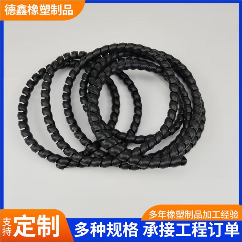 缠绕管洗车机水管PP充电桩电线缆胶管液压油管螺旋保护套耐油