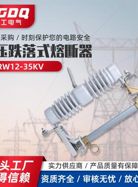 高压跌落式熔断器35KV高压熔断器RW12-33KV户外熔断器