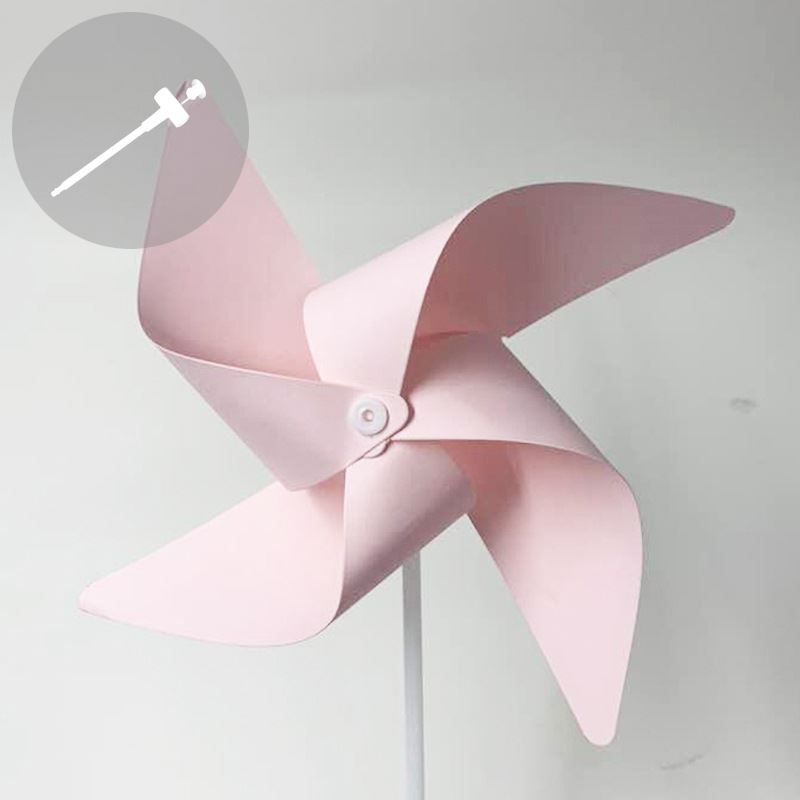 风车diy手工材料包幼儿园创意制作画画小风车儿童玩具自行车旋转