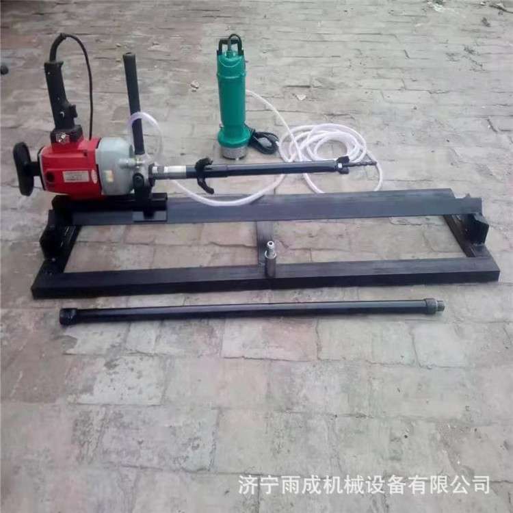 电缆线管铺设水平钻眼机 小型水钻顶管机 地下水平过路钻孔机图片
