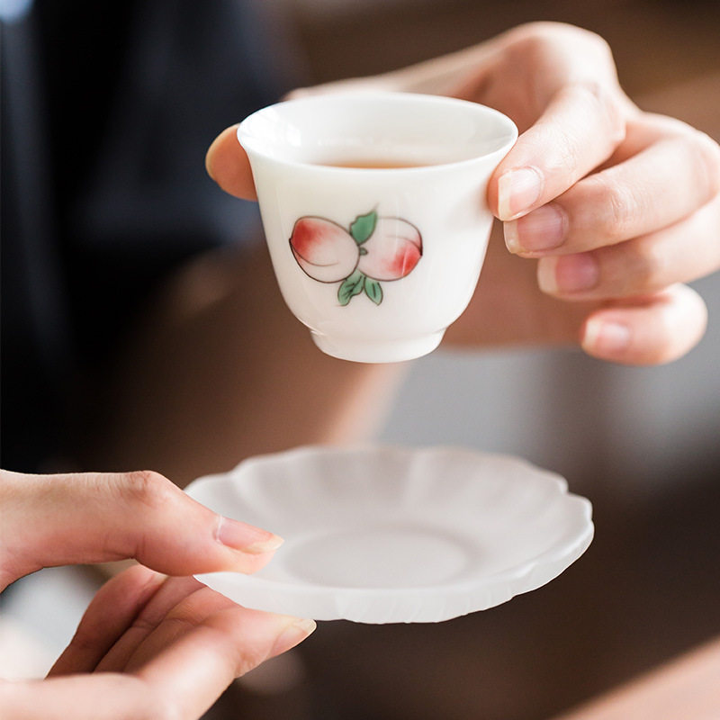 日式古法琉璃玻璃茶杯垫隔热垫图片