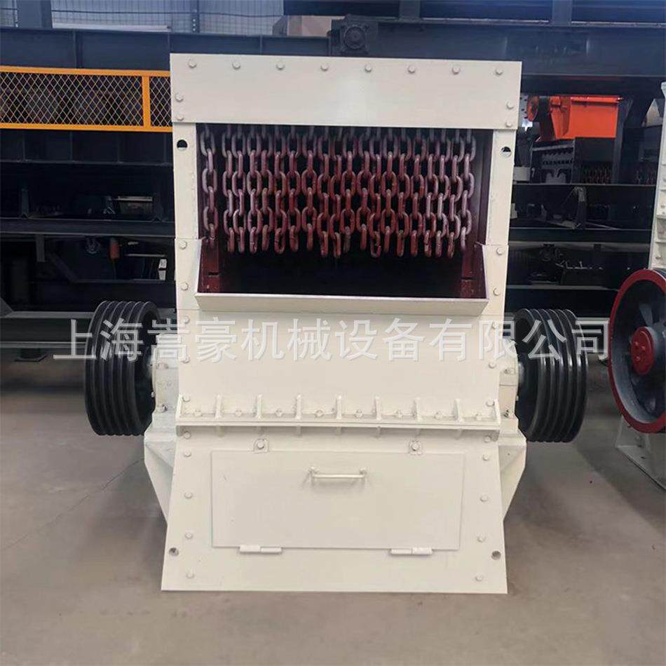 现货供应方箱式重锤破碎机 加气混凝土砌块路面建筑垃圾破碎机