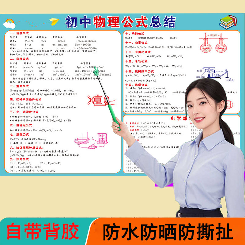 初中七八九年级物理重点