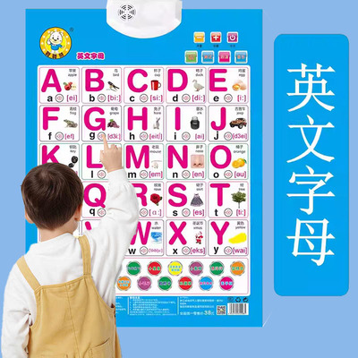 26个英文字母有声挂图ABC