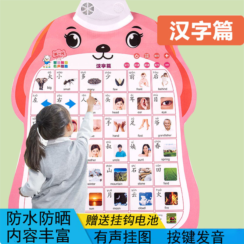 识字有声挂图幼儿园认字
