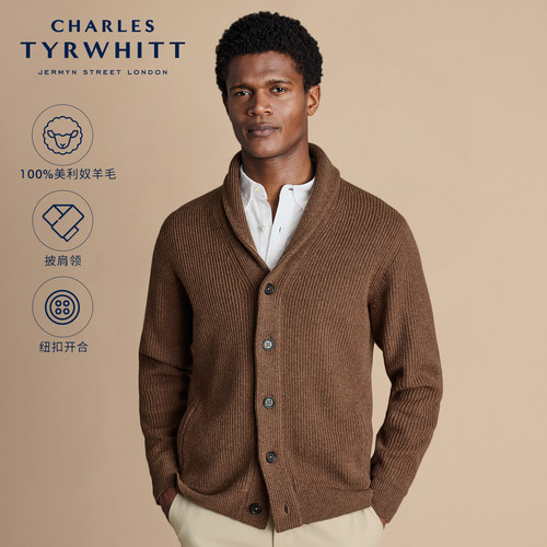 CHARLESTYRWHITT男士针织开衫