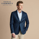TYRWHITT修身 版 刚青色羊毛夹克高端商务正装 CHARLES 新郎结婚西装