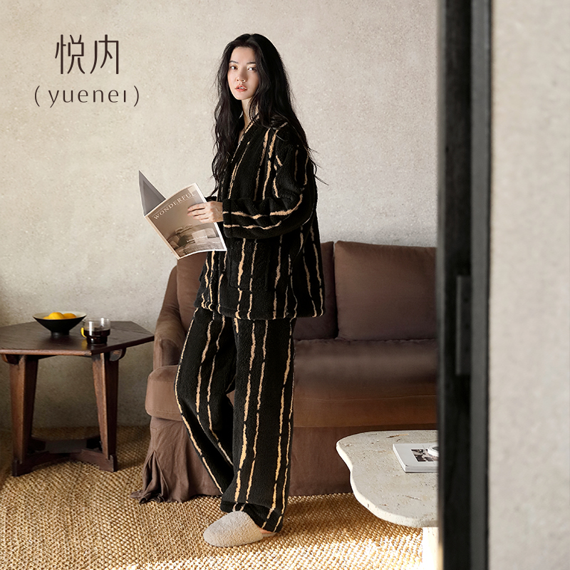 【商场同款】悦内女士珊瑚绒睡衣