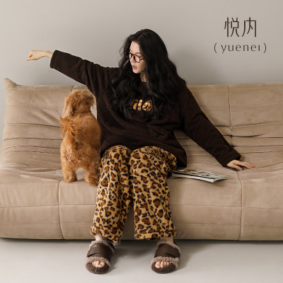 【商场同款】悦内女士法兰绒睡衣