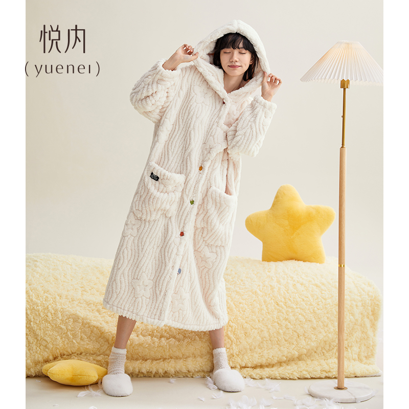 【商场同款】悦内睡衣女士法兰绒