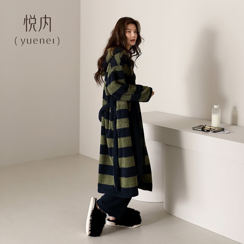 【商场同款】悦内女士半边绒冬季