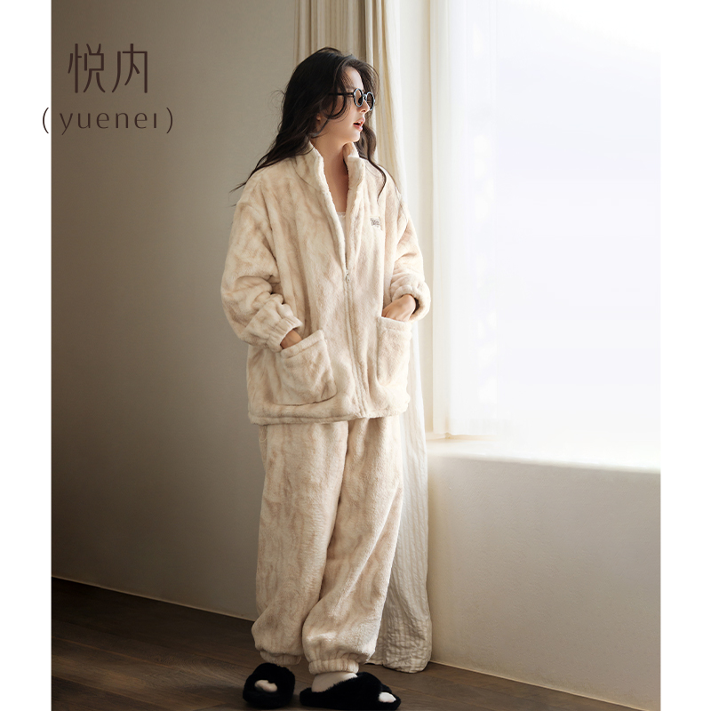 【商场同款】悦内女士法兰绒睡衣