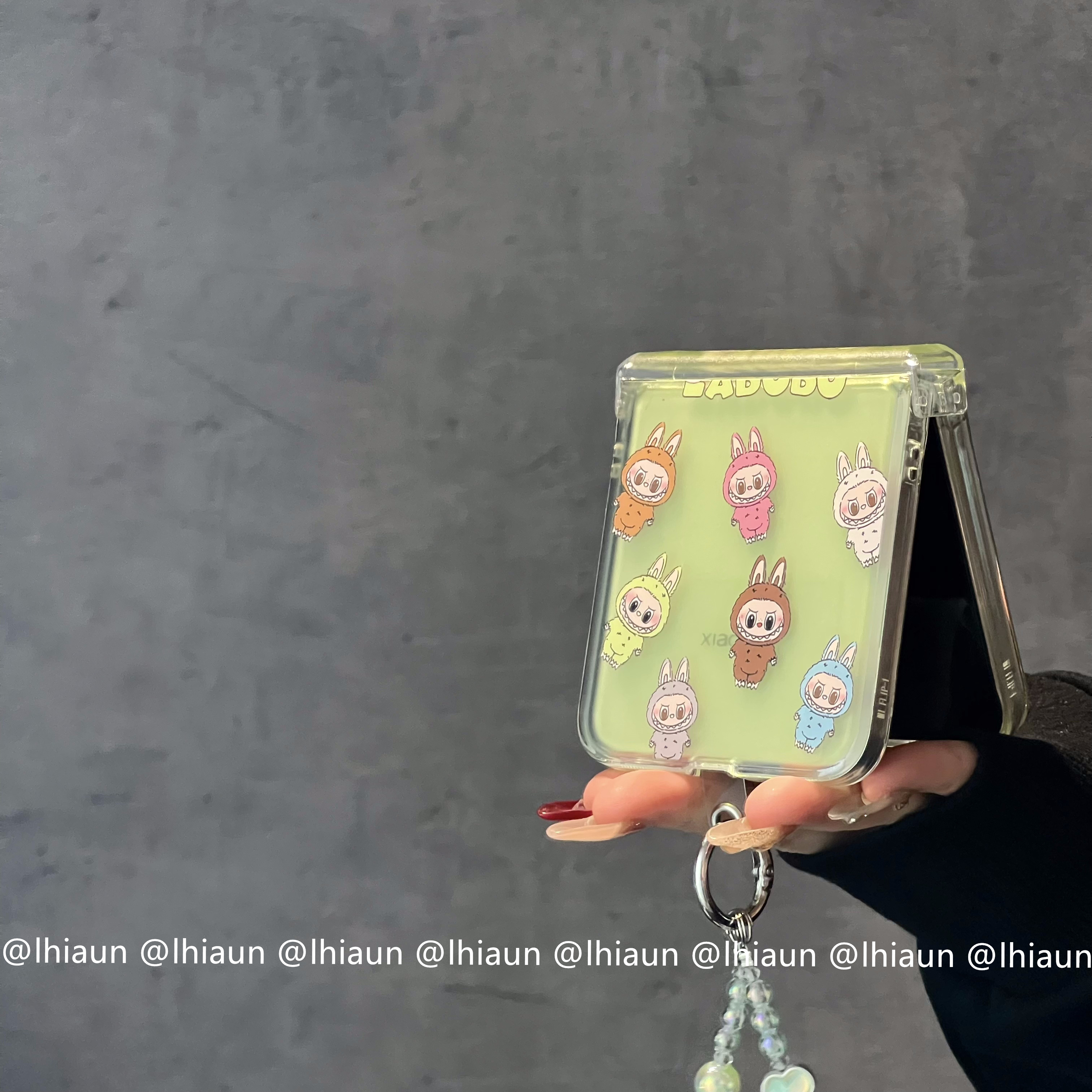 卡通拉布布折叠屏手机壳